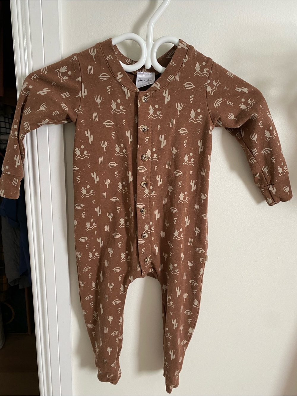 Jax + Lennon Cactus Print Baby One-Piece 18-24M